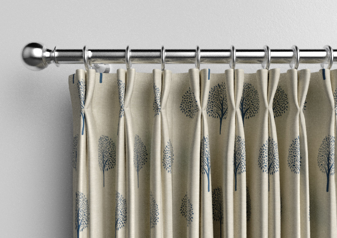 Emily Bond Yew Tree, Navy - Made to Measure Curtains - Image 10